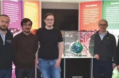 The MU-EDRIVE team meeting in Newcastle University’s Electrical Power Laboratory